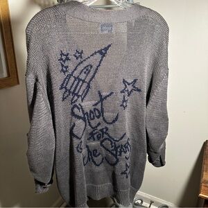 Koch SHOOT FOR THE STARS LONGFELLOW CARDIGAN Women’s Size Medium $460 Retail